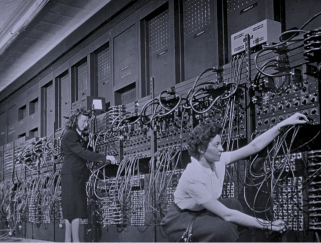 Operadoras con una Eniac